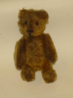 Appraisal: A rare Schuco miniature teddy bear scent bottle tin construction