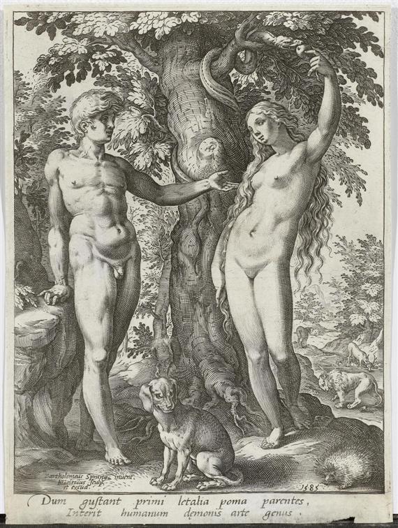 Appraisal: GOLTZIUS HENDRIK Muhlbrecht - Haarlem After Bartholom us Spranger Adam