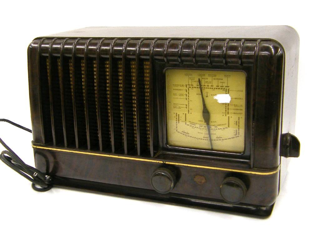 Appraisal: Vintage Mullard bakelite radio wide