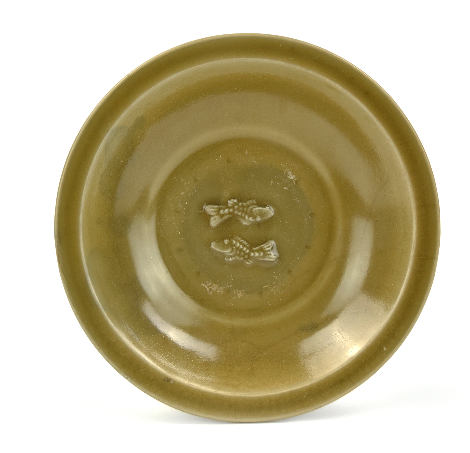 Appraisal: A Chinese Southern Song Dynasty Longquan ware plate glazed in