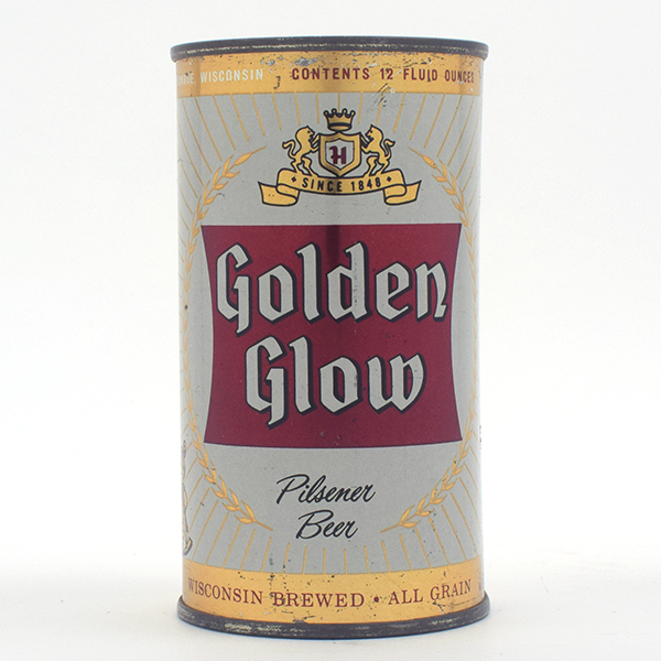 Appraisal: Golden Glow Beer Flat Top METALLIC - Reference USBC -