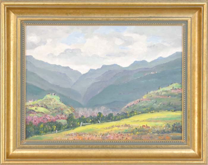 Appraisal: HENRY CURTIS AHL American - SANTA MONICA MOUNTAINS MALIBU CALIFORNIA