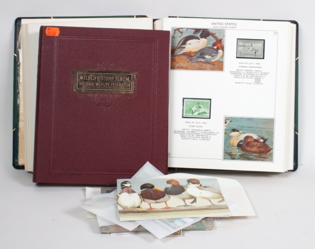 Appraisal: Collection of U S Duck Hunting stamps -' most mounted