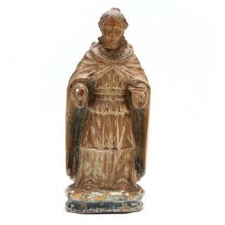 Appraisal: Carved Wooden Statue of St Lucy th century or earlier