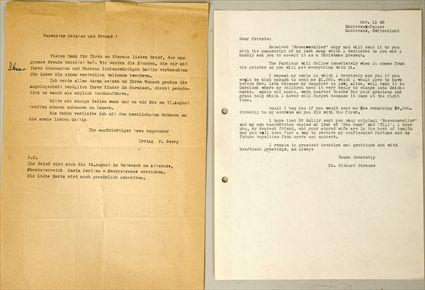 Appraisal: Assorted Strauss-Seery Correspondence