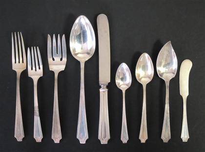 Appraisal: Sterling silver flatware service whiting manufacturing company ny and Gorham