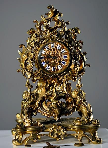 Appraisal: th C French Figural Clock French Besorcy A Paris th