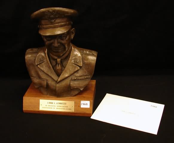 Appraisal: Bronze bust of Eisenhower by Robert Dean c high on