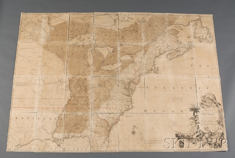 Appraisal: North America A Map of the British and French Dominions