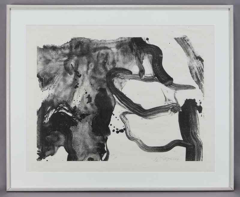 Appraisal: Willem de Kooning ''Landing Place'' lithograph onJapon paper from edition