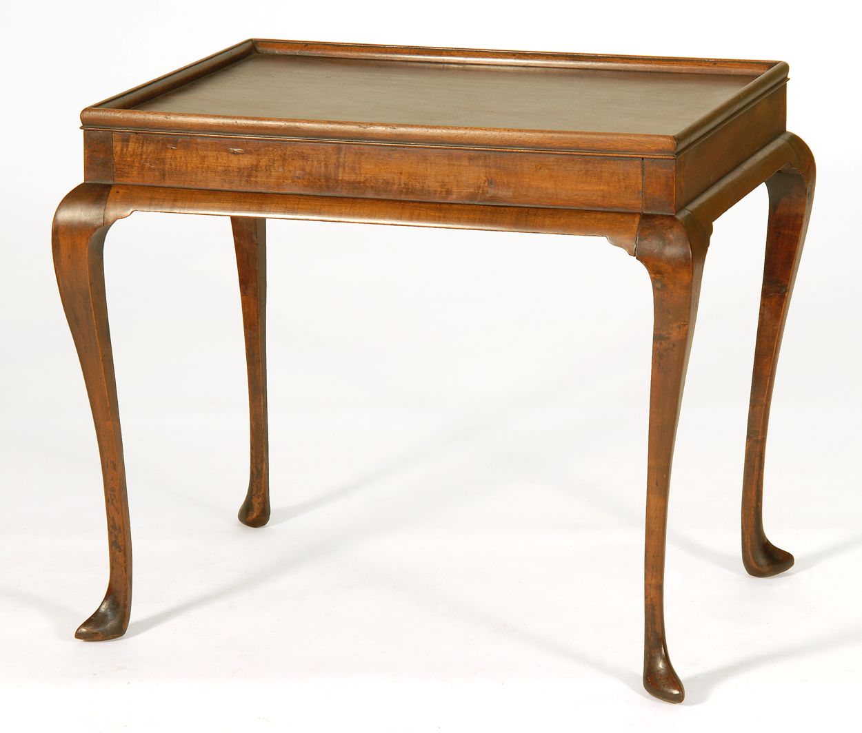 Appraisal: RARE ANTIQUE AMERICAN NEWPORT TEA TABLE Circa Attributed to John