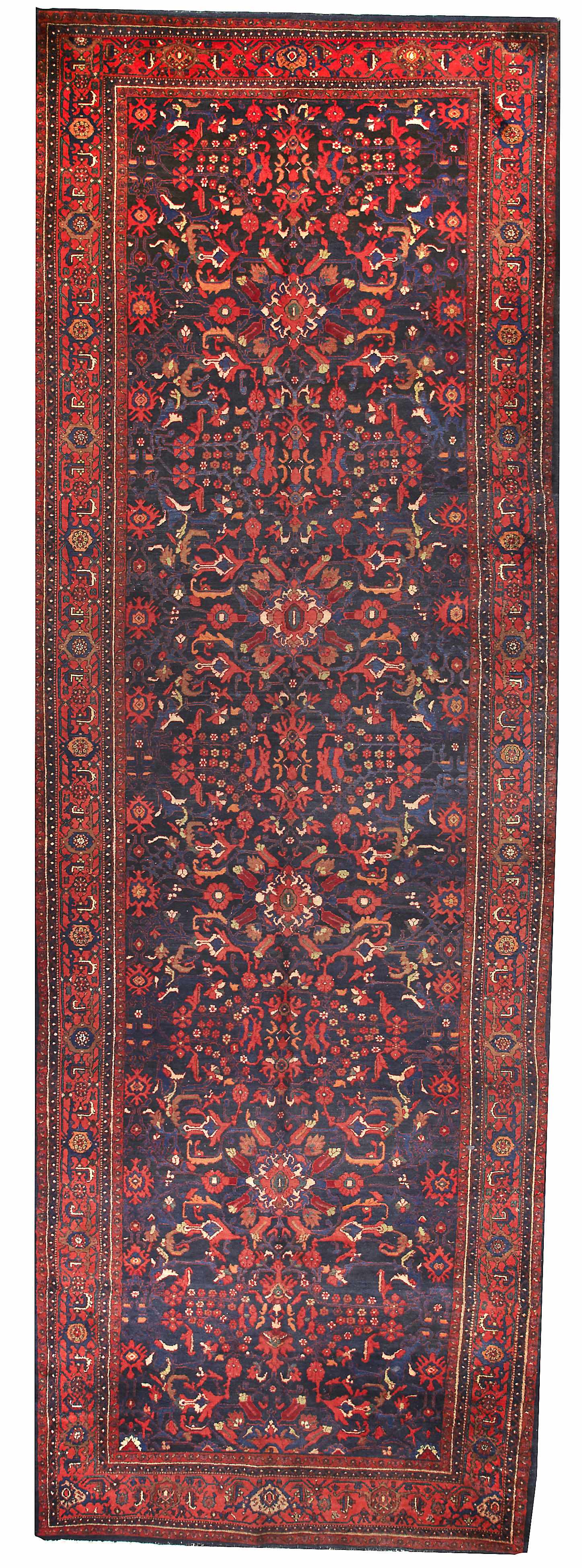 Appraisal: A Bidjar long carpet Northwest Persialate th centurysize approximately ft