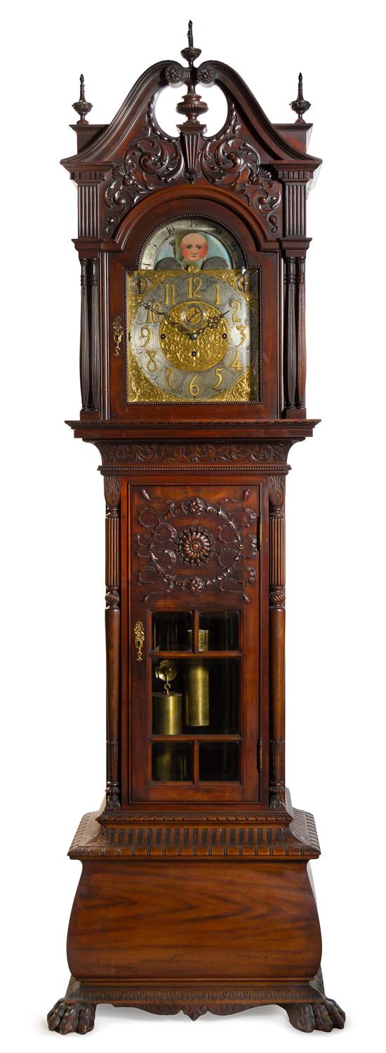 Appraisal: Sale Lot A George III Style Mahogany Tall Case Clock