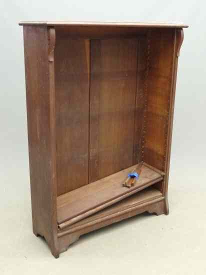 Appraisal: Victorian oak bookcase Missing top gallery '' W '' D