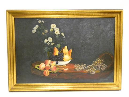 Appraisal: Charles W Maeder American th C oil on canvas depicting