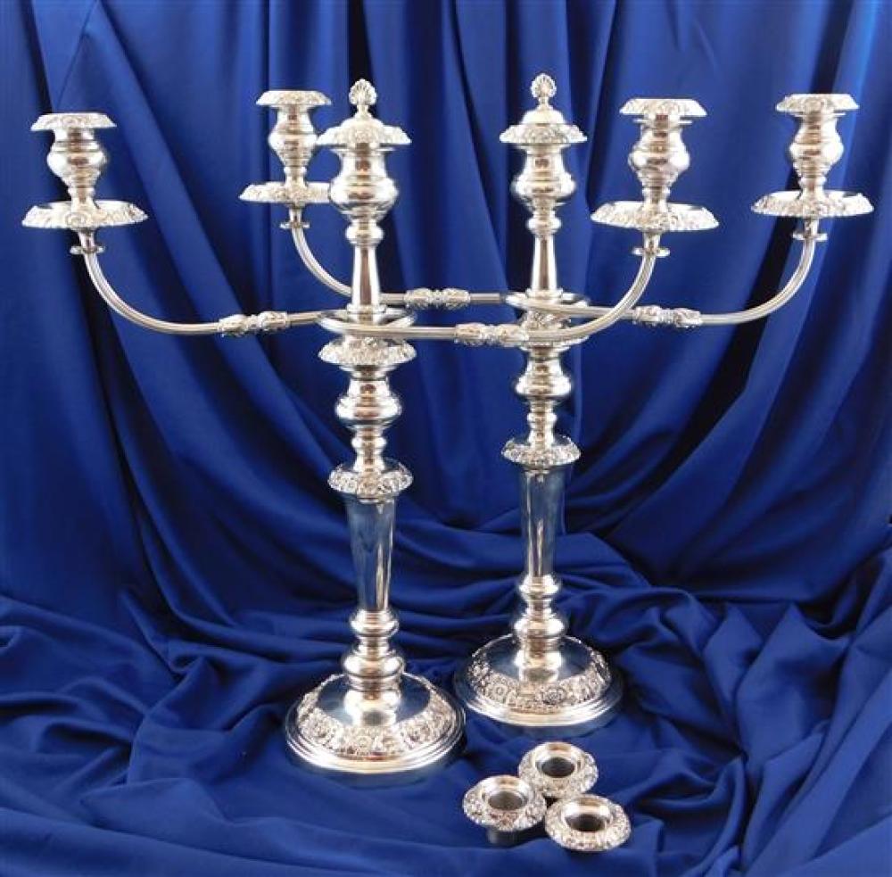 Appraisal: SILVER In the manner of Matthew Boulton English - pair