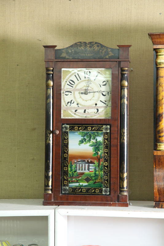 Appraisal: BOARDMAN WELLS MANTLE CLOCK Thirty hour having wood movement and