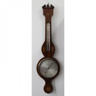 Appraisal: Antique Inlaid Barometer Antique Inlaid Barometer Height in Provenance Private