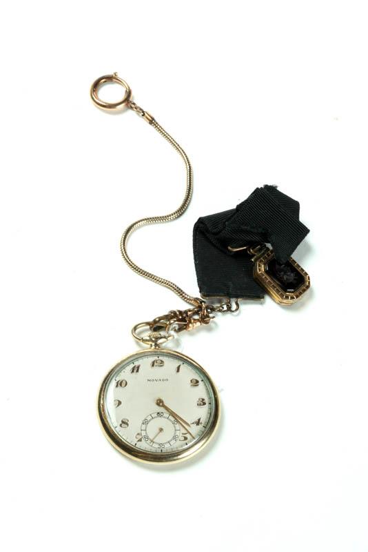 Appraisal: POCKET WATCH Movado Switzerland st half- th century K gold