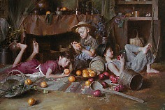 Appraisal: Morgan Weistling Present Apples and Orangesoil on canvas x in