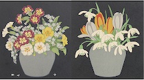 Appraisal: John Hall Thorpe British - A lovely pair of woodcut