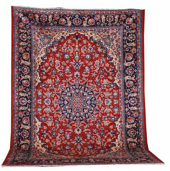 Appraisal: Isfahan carpet ' x '