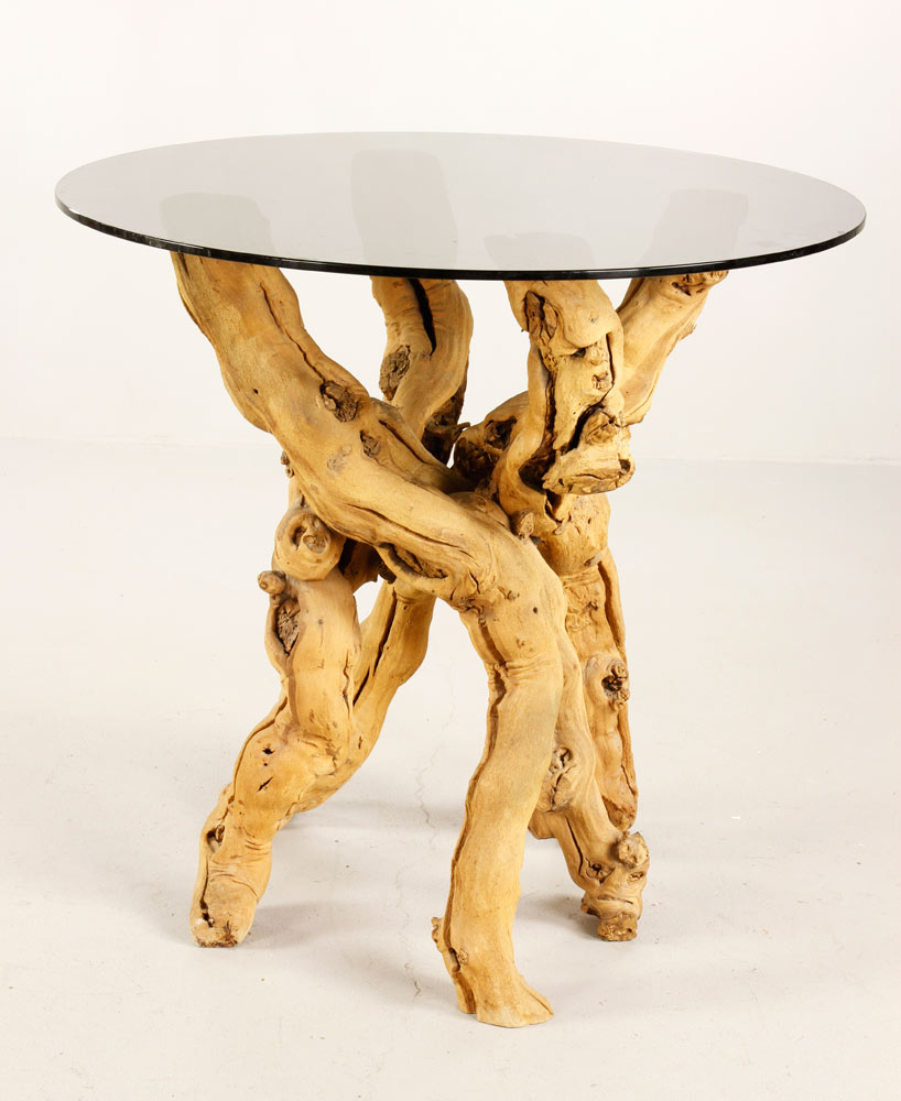 Appraisal: - Mid C CA Root Table Mid century Northern California