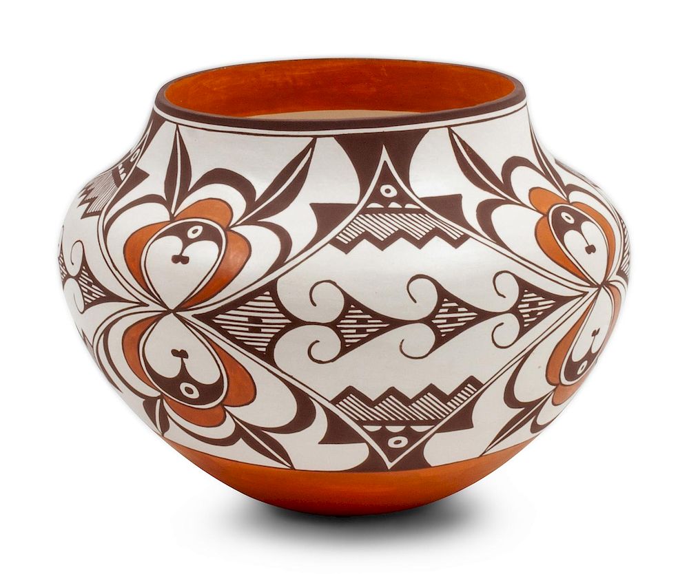 Appraisal: Robert Patricio Acoma b Polychrome Jar Robert Patricio Acoma b