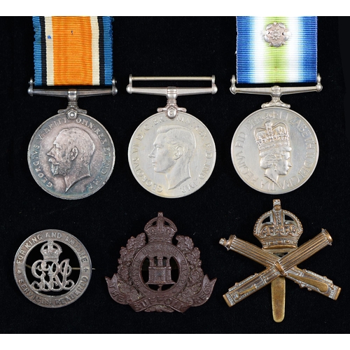 Appraisal: South Atlantic Medal and rosette Flt Lt K L Handscomb