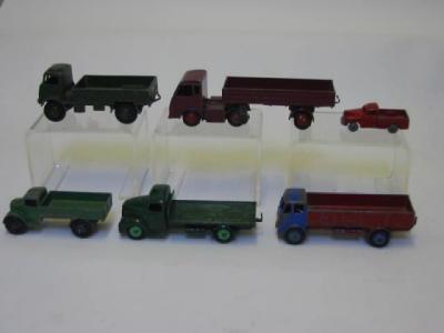 Appraisal: Five old lorries and a Dublo Dinky lorry P