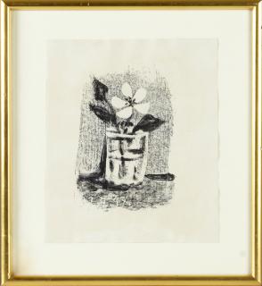 Appraisal: Pablo Picasso - Fleurs Dans Un Vase lithograph presented in