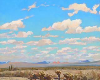 Appraisal: MAYNARD DIXON - Clouds of a Summer Afternoon oil on