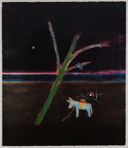 Appraisal: Craigie Aitchison British - Donkey signed dated and numbered in