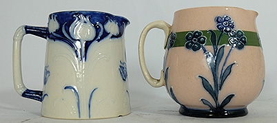 Appraisal: Macintyre miniature jug in the Forget-me-not design tiny chips to