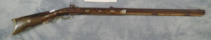 Appraisal: Boyd circa half-stock percussion rifle cal bbl Wm Boyd marked