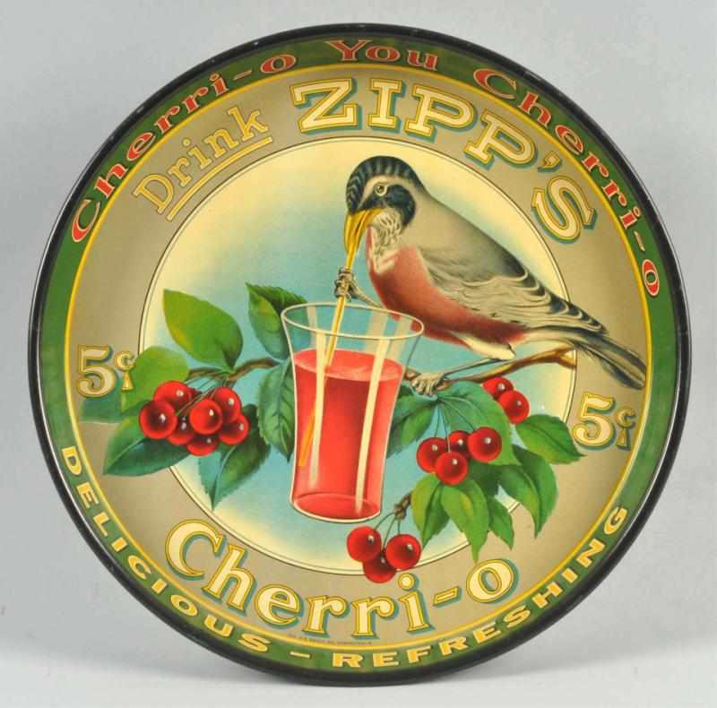 Appraisal: Zipp's Cherri-O Serving Tray Circa to Bright bold vivid and