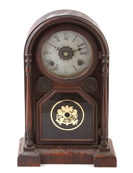 Appraisal: A group of five mixed mantel clocks height of largest