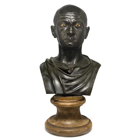 Appraisal: Italian Patinated-Bronze Bust Estimate -