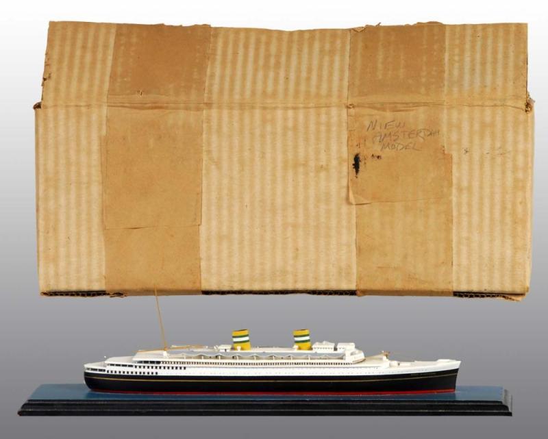 Appraisal: Lot of Wooden Van Ryper Ship Models Description Marked Technical