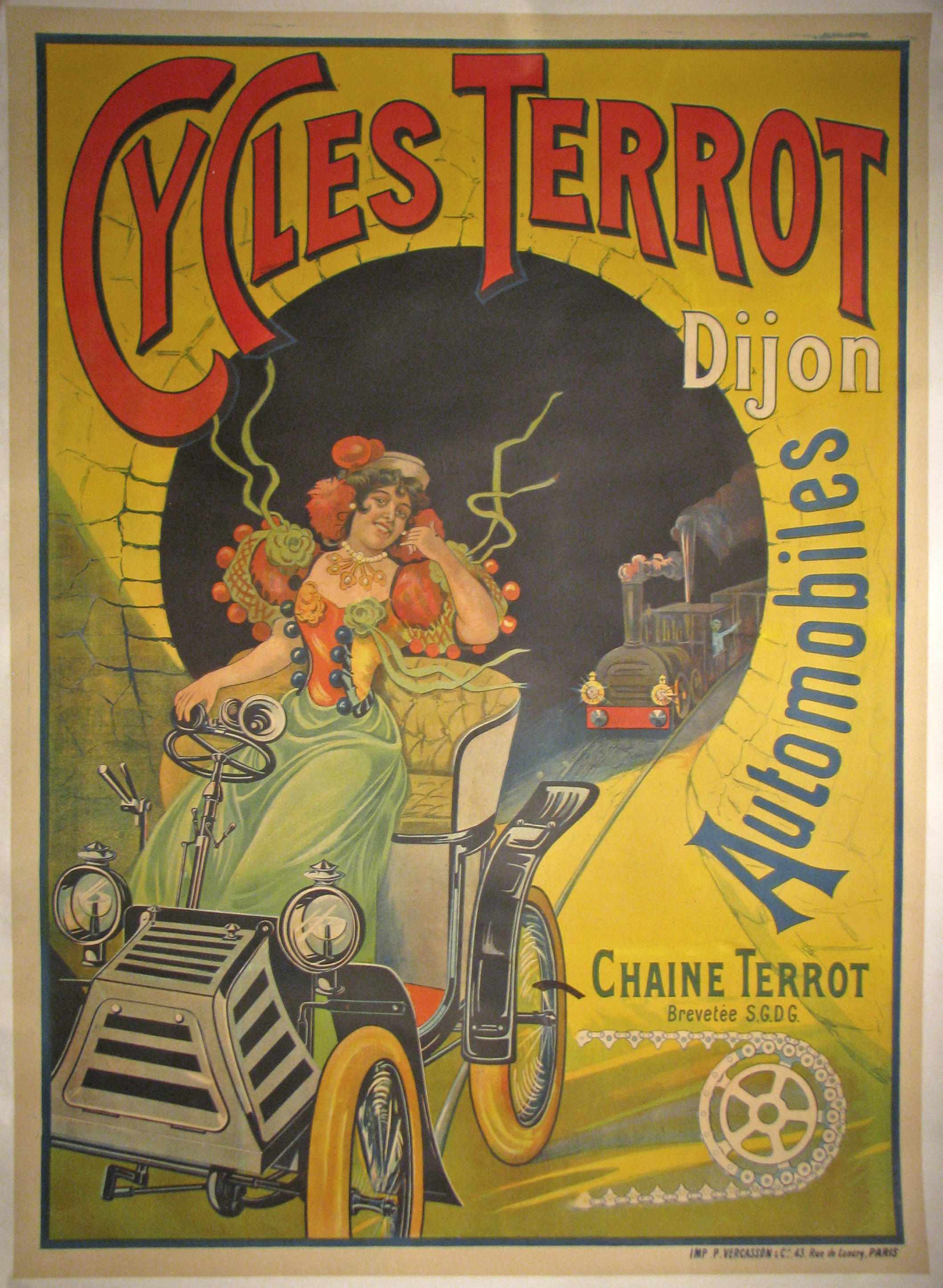 Appraisal: A L'Affiche Francais - Cycles Terrot French French poster c