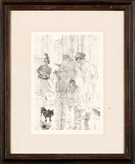 Appraisal: After Henri Toulouse-Lautrec French - Chestnut Vendor lithograph sight x