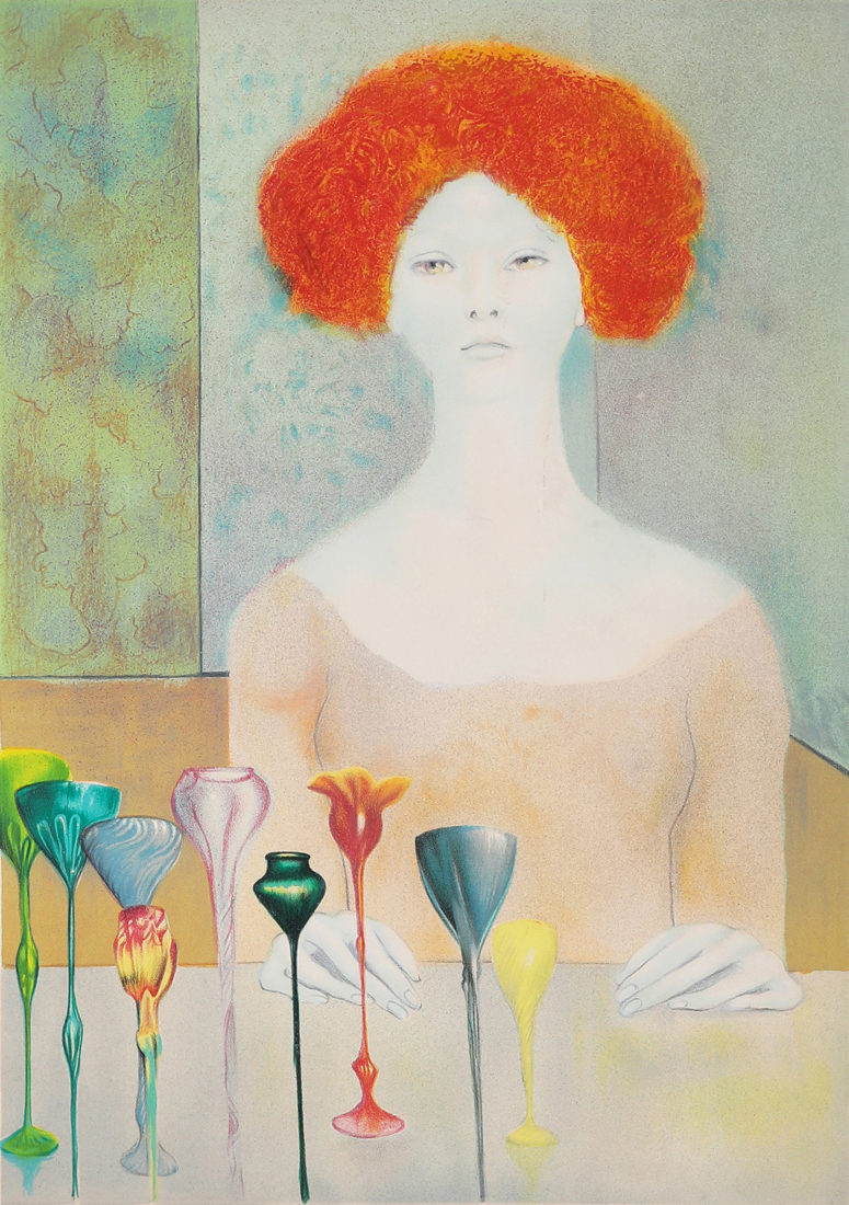 Appraisal: PRINT LEONOR FINI Leonor Fini Argentine French - Femme aux