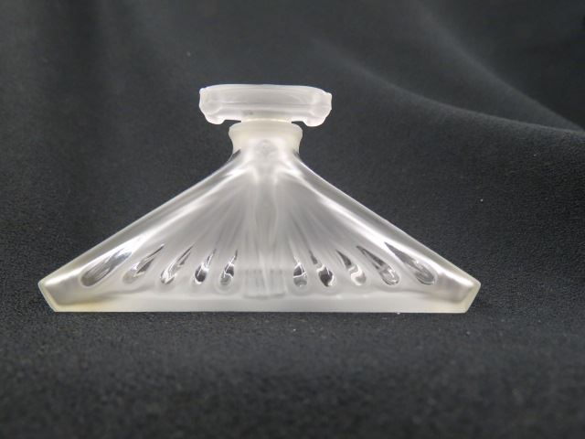 Appraisal: Czechoslovakia Cut Crystal Perfume Bottle by Brosse for Metropolitan Museum