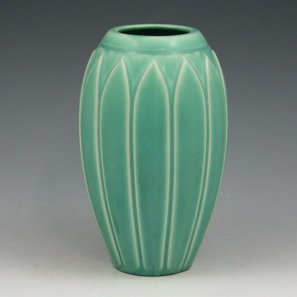 Appraisal: Rookwood Arts Crafts vase from in light blue-green matte Marked