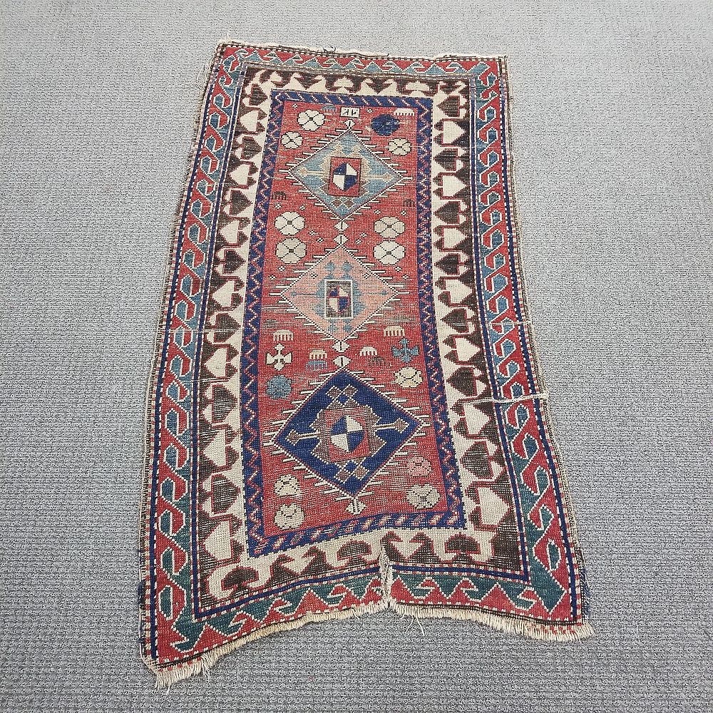 Appraisal: Kazak Rug Kazak Rug Caucasus c ft in x ft