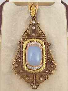 Appraisal: A fine Russian three colour carat gold diamond and moonstone