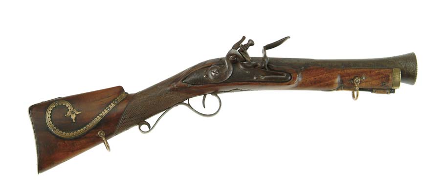 Appraisal: EARLY FLINTLOCK MID-EASTERN DAG Cal about Small flintlock handgun with