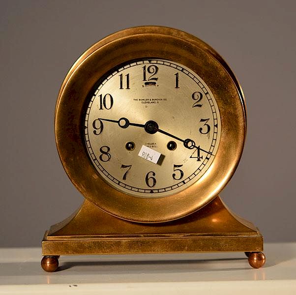 Appraisal: Chelsea Ships Clock Chelsea Constitution ships clock retailed by Bowler