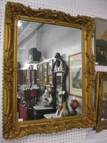 Appraisal: Ornate Gold Framed Mirror overall '' x ''