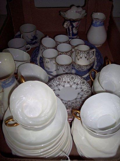 Appraisal: Sundry china including Royal Worcester jugs part tea services etc